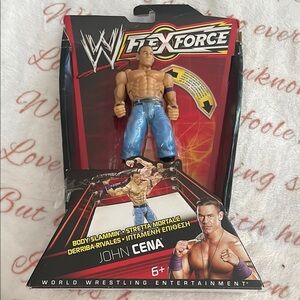 JOHN CENA BODY SLAMMIN WWE FLEXFORCE ACTION FIGURE  7"